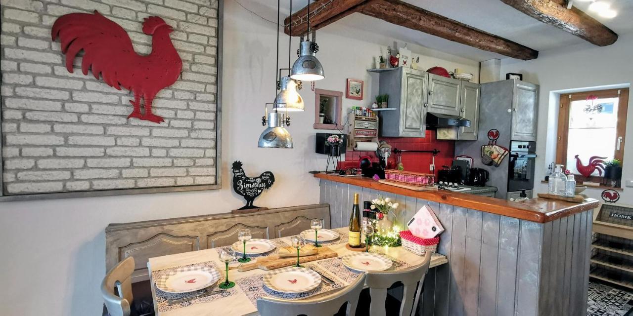 Gite Le Coq Rouge เอกิสไฮม์ ภายนอก รูปภาพ