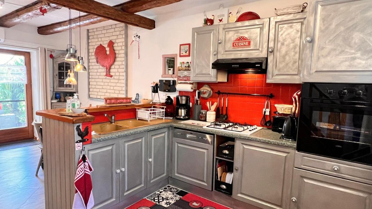 Gite Le Coq Rouge เอกิสไฮม์ ภายนอก รูปภาพ